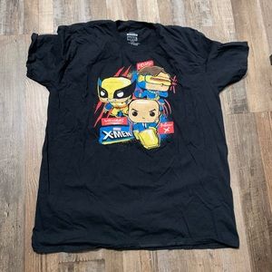 Marvel POP! T shirt x-Men Wolverine Cyclops Professor X